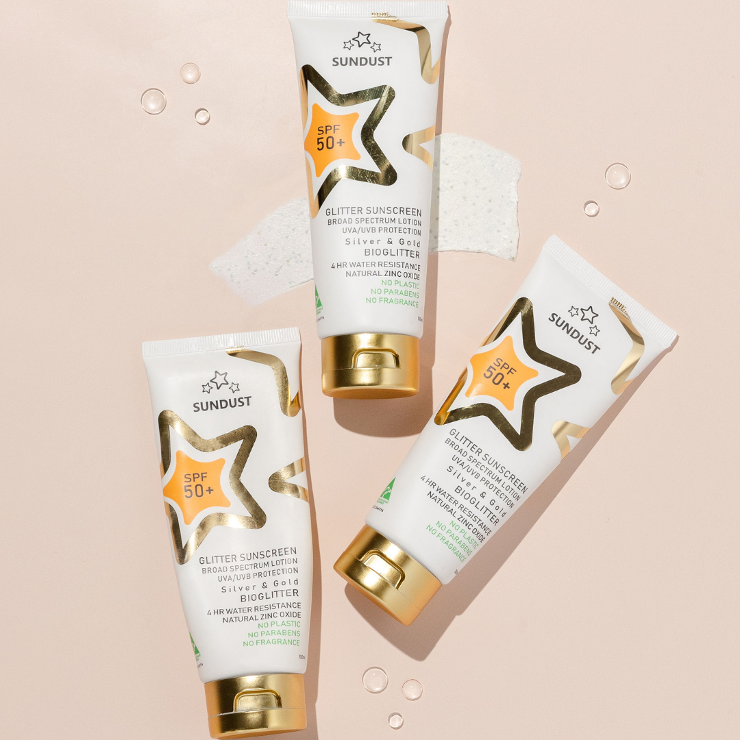 SUNDUST Bioglitter SPF50+ Sunscreen